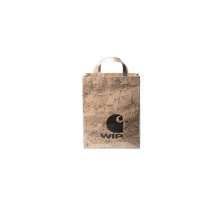 CARHARTT WIP BLINKERFLUID PAPER BAG BROWN