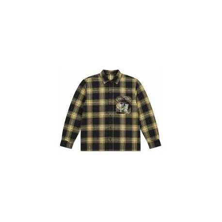 VOLCOM FA OZZY PLAID LS MUSTARD