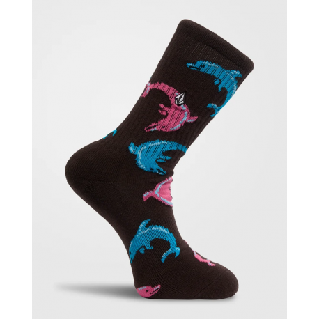 VOLCOM FA OZZY SOCK 1 RAISIN