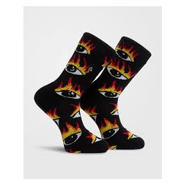VOLCOM FA OZZY SOCK 2 BLACK