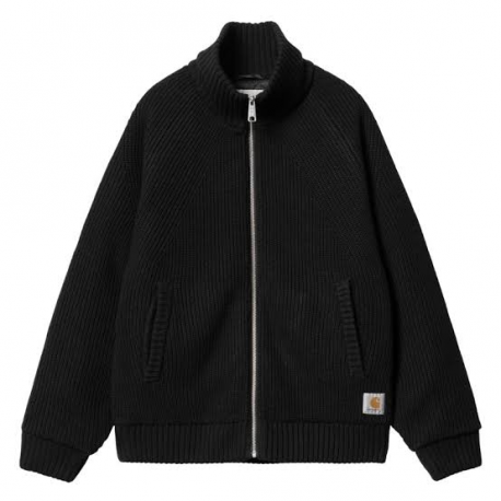 CARHARTT WIP BANLEY SWEATER JACKET BLACK