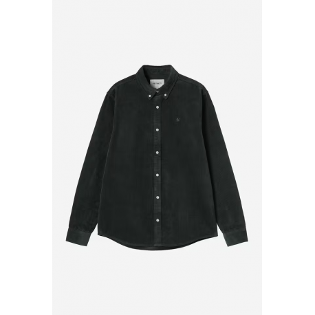 CARHARTT WIP L/S MADISON CORD SHIRT RAVEN