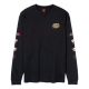 SANTA CRUZ T-SHIRT LS KNIBBS CRYPTIC BLACK