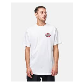 SANTA CRUZ T-SHIRT GRABKE EXPLODING DOT WHITE