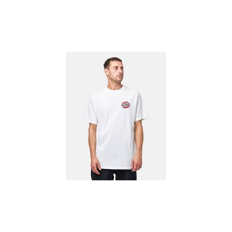 SANTA CRUZ T-SHIRT GRABKE EXPLODING DOT WHITE