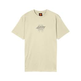 SANTA CRUZ T-SHIRT MEEK PINSTRIPE SLASHER WAX PAPER
