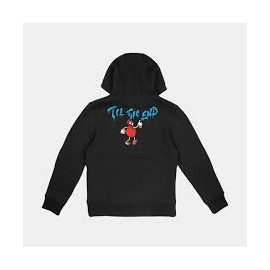 SANTA CRUZ YOUTH HOODIE DOT GUY BLACK