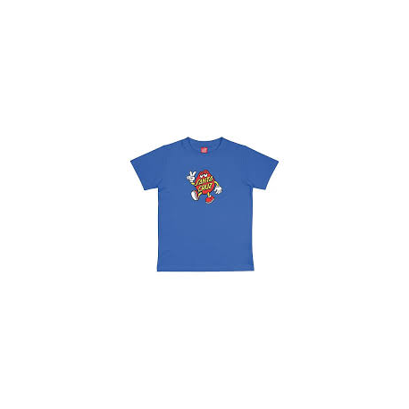 SANTA CRUZ YOUTH T-SHIRT DOT GUY SAPPHIRE