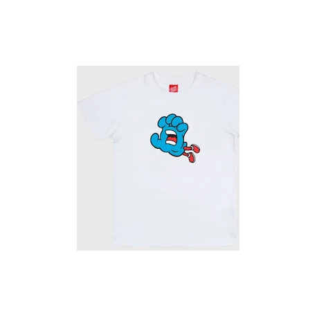 SANTA CRUZ YOUTH T-SHIRT CLASSIC FADE WHITE