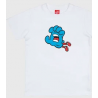 SANTA CRUZ YOUTH T-SHIRT CLASSIC FADE WHITE