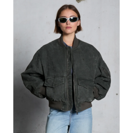 VOLCOM WORKESTRA BOMBER JACKET RINSED BLACK