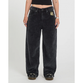 VOLCOM FA OZZY CORD PANT LIGHT ACID BLACK