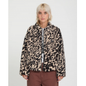VOLCOM WYLDING OUT SHERPA ANIMAL PRINT