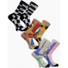 VOLCOM PRINT MIXER SOCK 3 PK MULTI