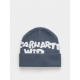 CARHARTT WIP CUT OUT BEANIE ICESHEET / WHITE