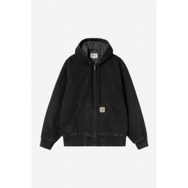 CARHARTT WIP OG ACTIVE JACKET BLACK STONE WASHED