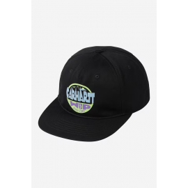 CARHARTT WIP LUGGAGE LABEL CAP BLACK