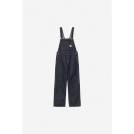 CARHARTT WIP BIB OVERALL STRAIGHT BLUE RINSED