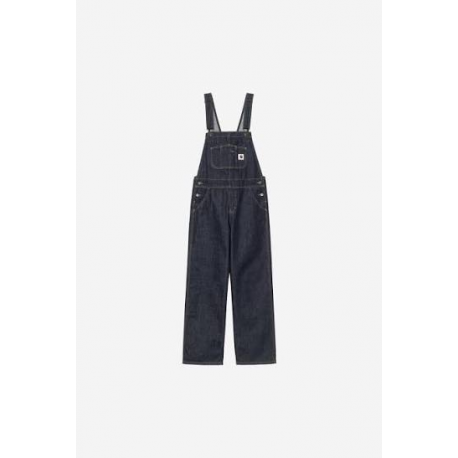 CARHARTT WIP BIB OVERALL STRAIGHT BLUE RINSED
