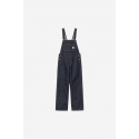 CARHARTT WIP BIB OVERALL STRAIGHT BLUE RINSED