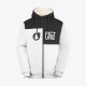 PICTURE BASEMENT PLUSH ZIP HOODIE GREY MELANGE