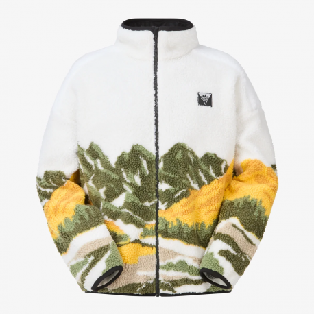 PICTURE HAFDALS ZIP FLEECE GRAPE LEAF