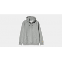 CARHARTT WIP HOODED CHASE SWEAT GREY HEATHER / GOLD