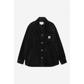 CARHARTT WIP W' L/S BEKKA SHIRT BLACK RINSED