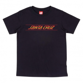 SANTA CRUZ YOUTH T-SHIRT CLASSIC FADE BLACK