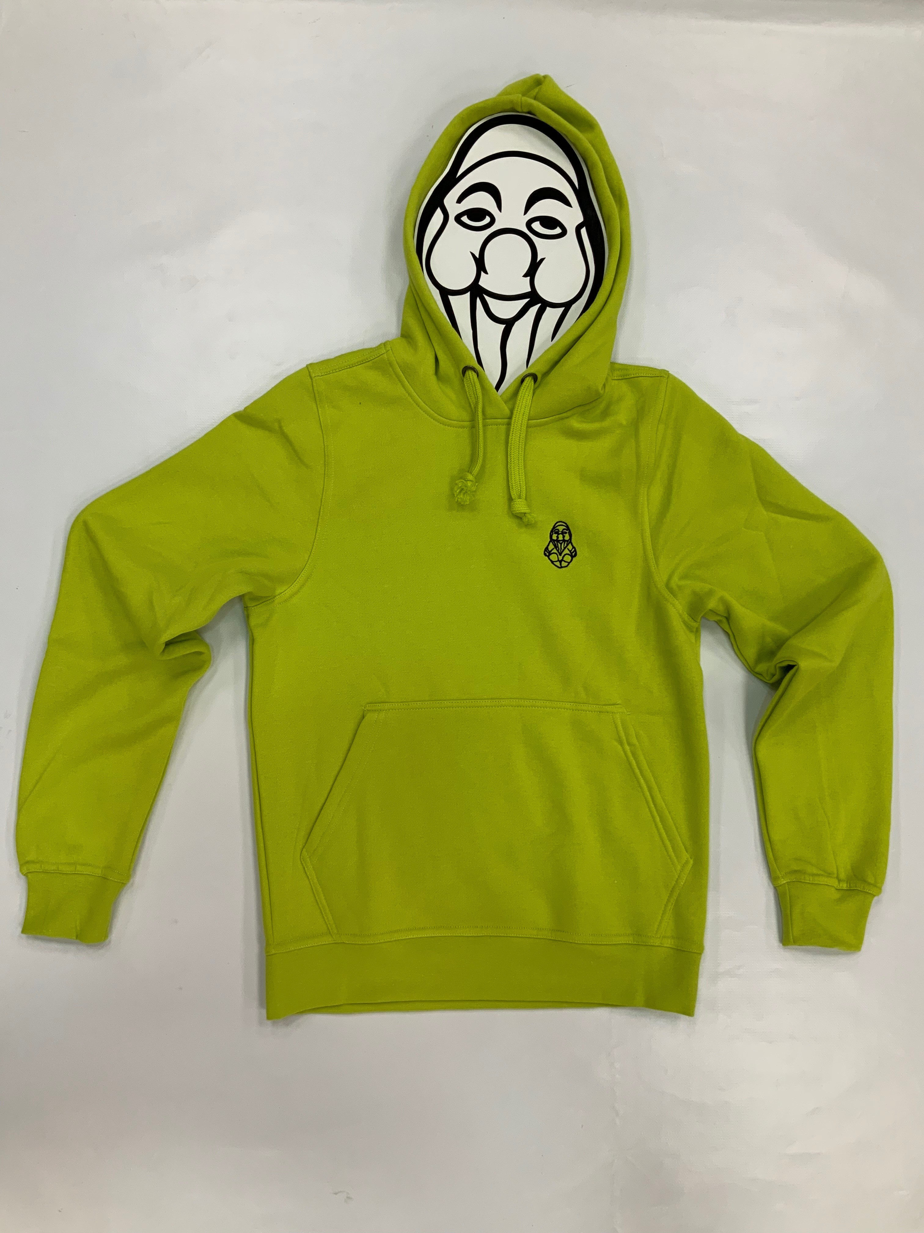 Sweat a capuche vert fluo deals