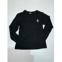 PISOLO BASIC TEE LONG SLEEVE 99 BLACK (LOGO BLANC)