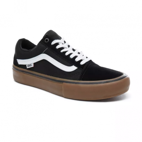 vans noire semelle marron