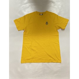 PISOLO T-SHIRT JAUNE LOGO BLEU