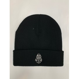 PISOLO BONNET NOIR LOGO BLANC