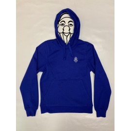 PISOLO BASIC HOODY 56 DEEP BLUE (LOGO BLANC)