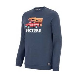 PICTURE CHUCK CREW DARK BLUE MELANGE