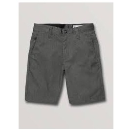 VOLCOM FRICKIN CHINO SHORT CHARCOAL GREY JUNIOR