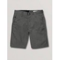 VOLCOM FRICKIN CHINO SHORT CHARCOAL GREY JUNIOR